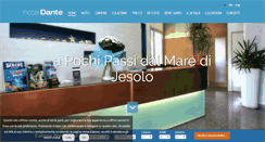 Desktop Screenshot of hoteldantejesolo.com